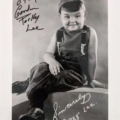 Little Rascals signed photo