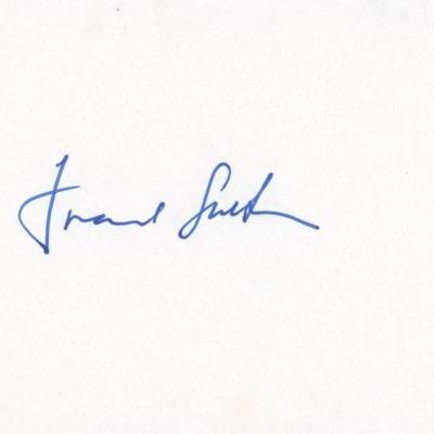 Frank Sinatra signed autograph book