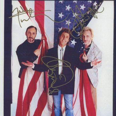 The Who signed photo