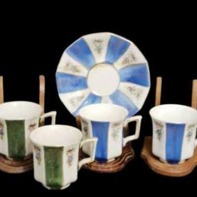 Occupied Japan Cups and Plate