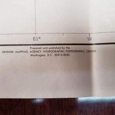 100 or more nautical charts from around the world, all in great condition. 