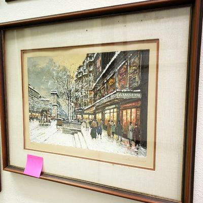 LOTS of artwork by listed artists.