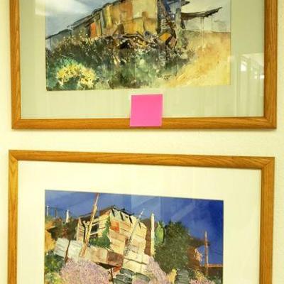 LOTS of artwork by listed artists.