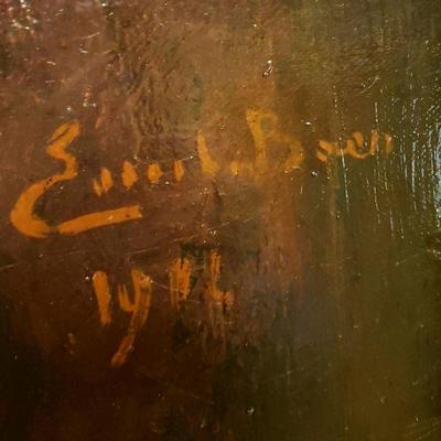 Original painting by listed artist Emile Baes (Belgian / 1889-1954)  