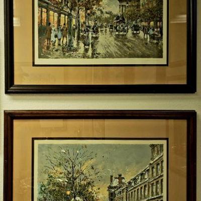 LOTS of artwork by listed artists.