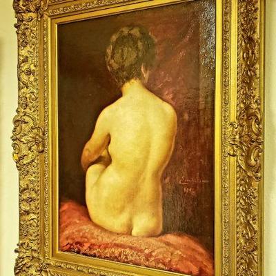 Original painting by listed artist Emile Baes (Belgian / 1889-1954)  