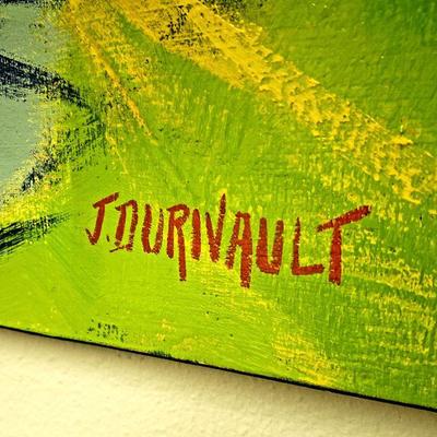 Original painting by listed artist Jacqueline Durivault.  