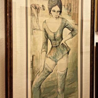 LOTS of artwork by listed artists.