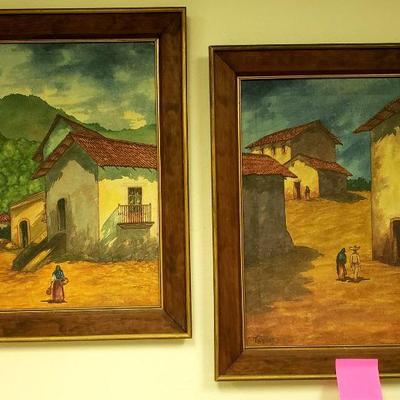 LOTS of artwork by listed artists.