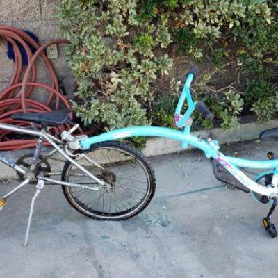 Bikes and bike frames.