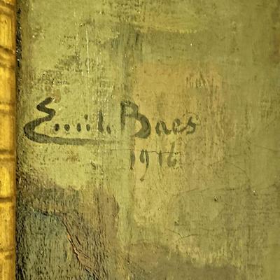 Original painting by listed artist Emile Baes (Belgian / 1889-1954)  