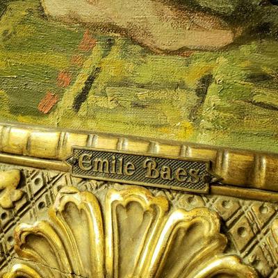 Original painting by listed artist Emile Baes (Belgian / 1889-1954)  