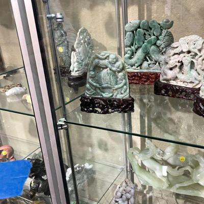 Carved Jade Statues