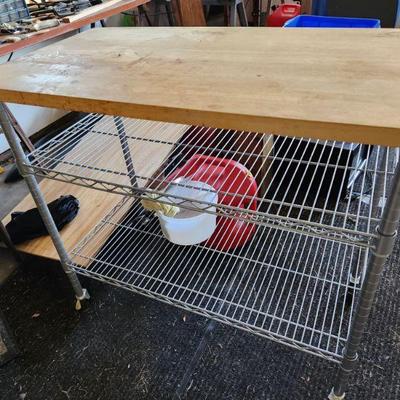 Industrial Kitchen Island