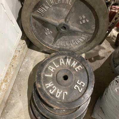 Free weights by Jack Lalanne