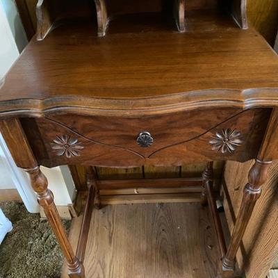 Vintage Occasional Table with Drawer