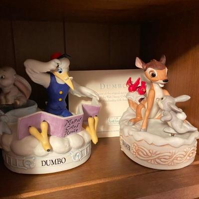 Walt Disney Music Box Dumbo, Bambi
