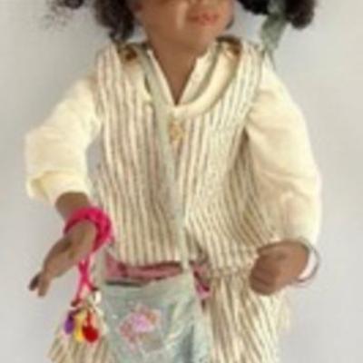 Mary Von Osdell Lucinda

Fun and sassy doll with a fixed neck. Her wig has become unglued to her head, easy fix if you desire. Measures...