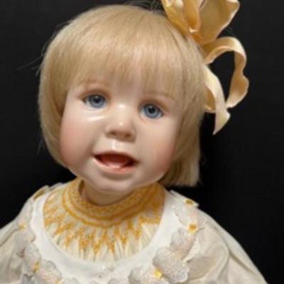 Susan Krey Baby Buffy &Doll

Krey baby Buffy is a 1997 wax over porcelain doll and measures 24 inches. She comes with her original box....