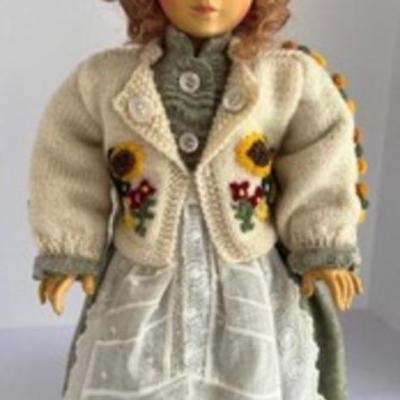 Helga Weich Wood Carved Doll