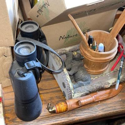 Binoculars and knife from Finland 