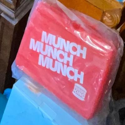 Burger King lunch box with what sounds like a Thermos inside 