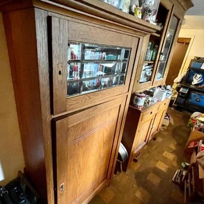This cabinet is packed full of all kinds of cookbooks!!