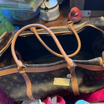 Louis Vuitton Pet Carrier with tag