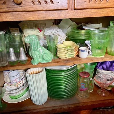 Gobs more Vaseline glass underneath!