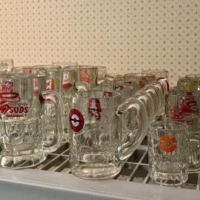 1970’s glassware from various restaurants and locations