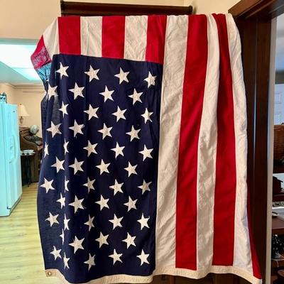 3 Large Cloth Flags