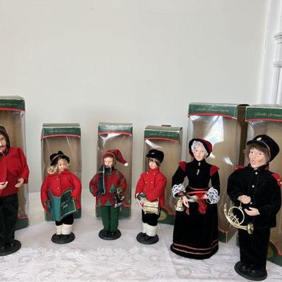 Collection Of Christmas Caroler Figurines