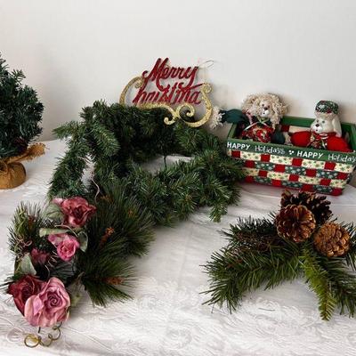 Collection Of Faux Evergreen Decorative Pieces