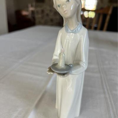 Vintage Lladro "Girl With Candle" Figurine