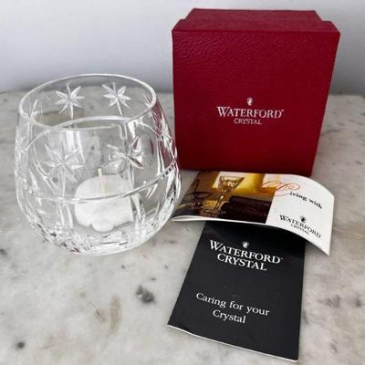 Waterford Crystal Tealight Candleholder With Original Box