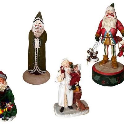 Collection Of Santa Figurines