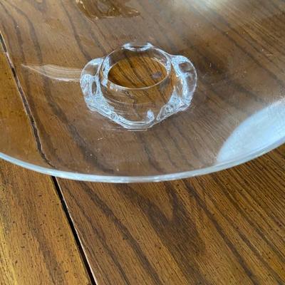 Vintage Steuben Crystal Glass, Signed, Centerpiece