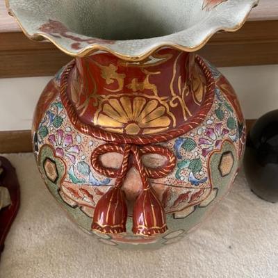 Vintage Chinese Rose Famille Vase