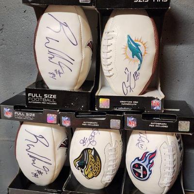 NFL Full Size Footballs Autographed