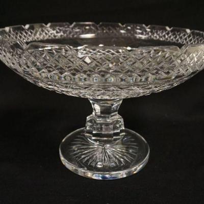 1154	WATERFORD LEAD CRYSTAL LARGE COMPOTE, APPROXIMATELY 12 IN X 8 1/4 IN HIGH
