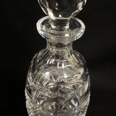 1132	WATERFORD LEAD CRYSTAL DECANTOR, APPROXIMATELY 11 IN HIGH

