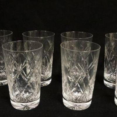 1140	WATERFORD LEAD CRYSTAL SET OF 10 TUMBLERS, APPROXIMATELY 5 1/4 IN HIGH
