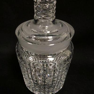 1151	WATERFORD LEAD CRYSTAL COVERED JAR, APPROXIMATELY 9 IN HIGH

