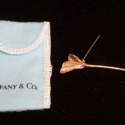 1207	STERLING SILVER TIFFANY & CO PIN, APPROXIMATELY 1 1/4 IN LONG
