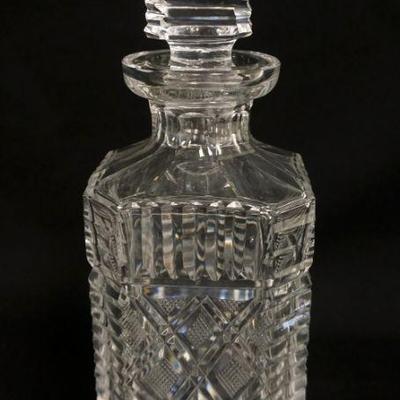 1138	WATERFORD LEAD CRYSTAL DECANTOR, APPROXIMATELY 10 IN HIGH
