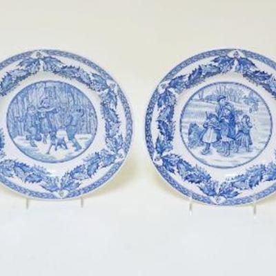 1103	LOT OF 4 SPODE *VICTORIAN CHILDREN PLATE COLLECTION* CHRISTMAS, APPROXIMATELY 9 1/2 IN
