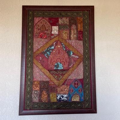Framed beaded Tapestry