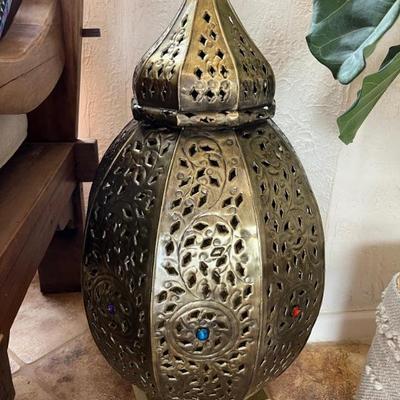 Brass cutout Lantern-SOLD to VIP