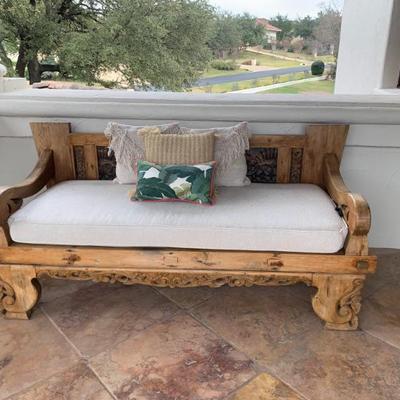 Solid Wood Sofa