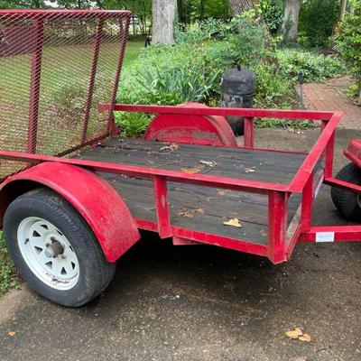 #491  4x6 lawnmower trailer